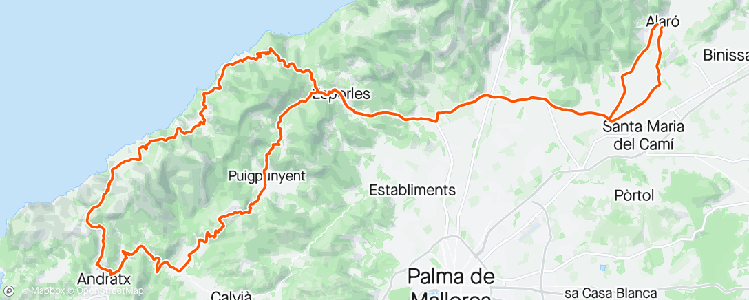 Mapa da atividade, One of my most memorable days on a bike ⭐️ The route was incredible.