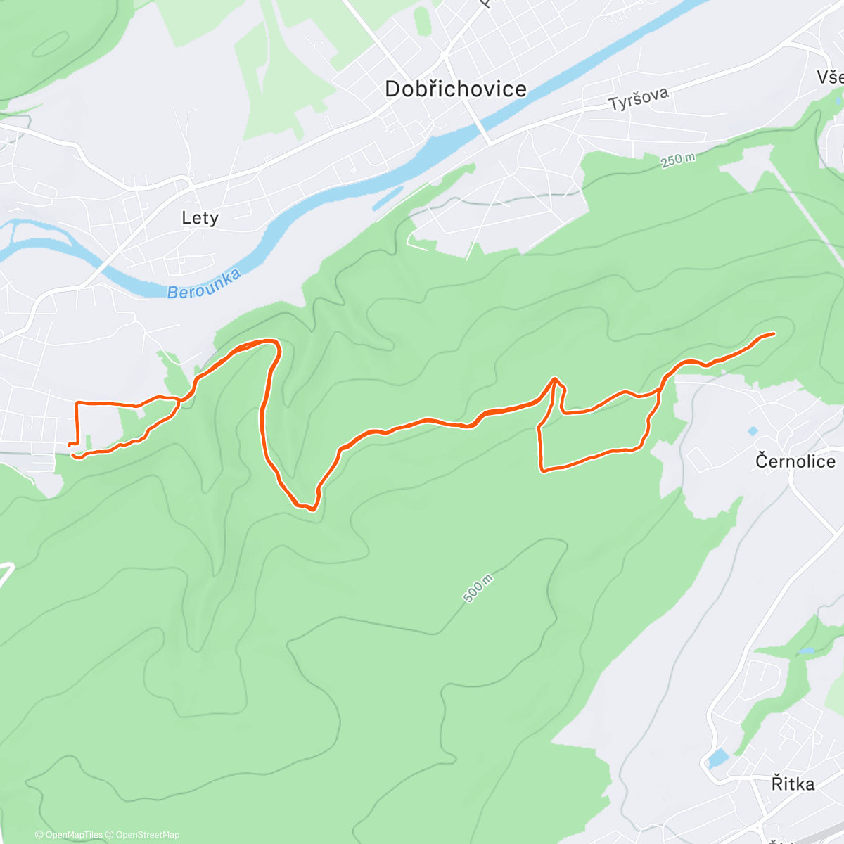 Карта физической активности (Brdy krásné, Brdy mé 🫶)