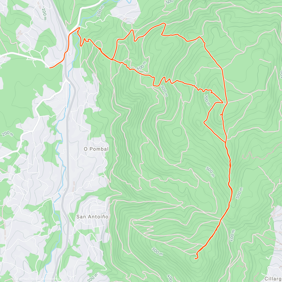 Map of the activity, Galleiro  con  invitado
