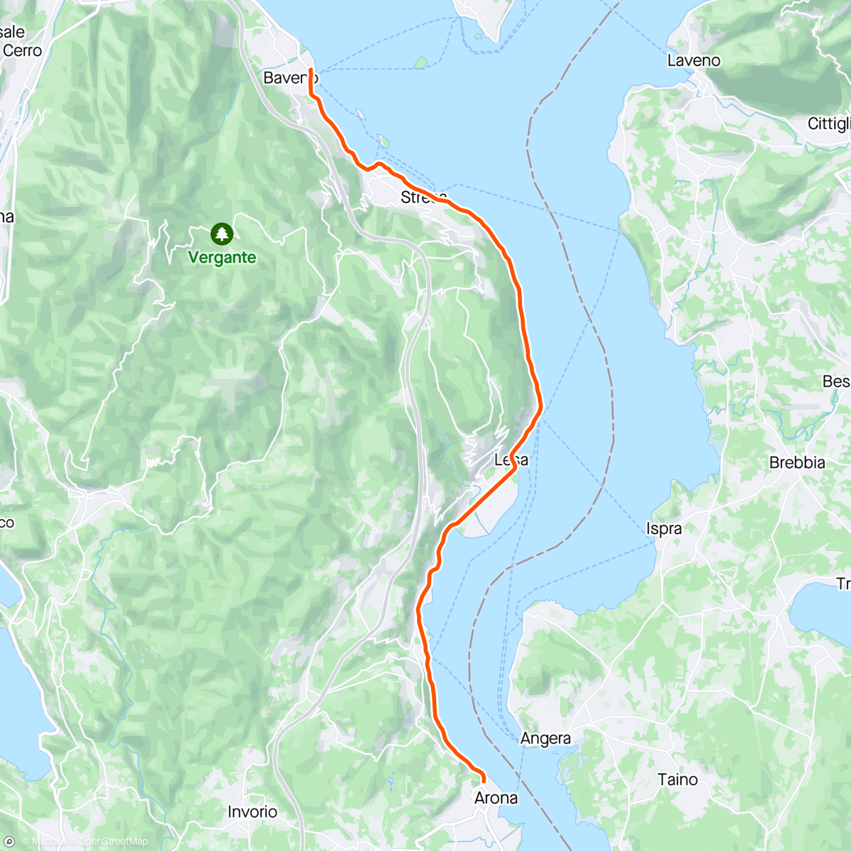 Mappa dell'attività ROUVY - Lago Maggiore | Arona-Baveno | IT ®mky154