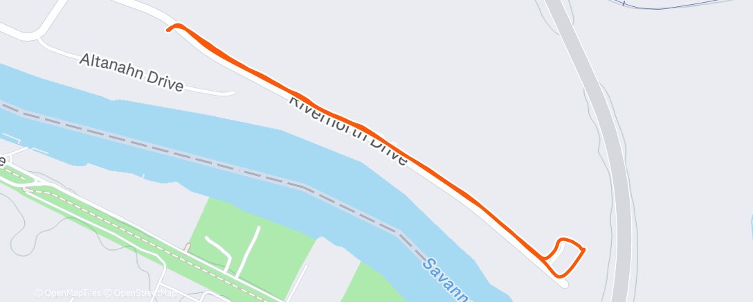 Map of the activity, Cold dog walks