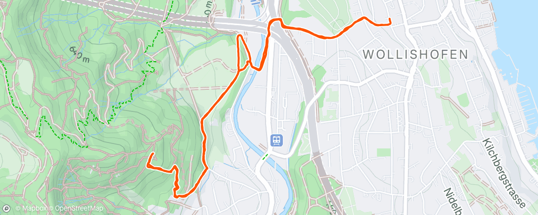 Mapa de la actividad (Lunch Hike)