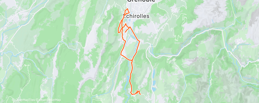 Карта физической активности (Sortie vélo le matin)