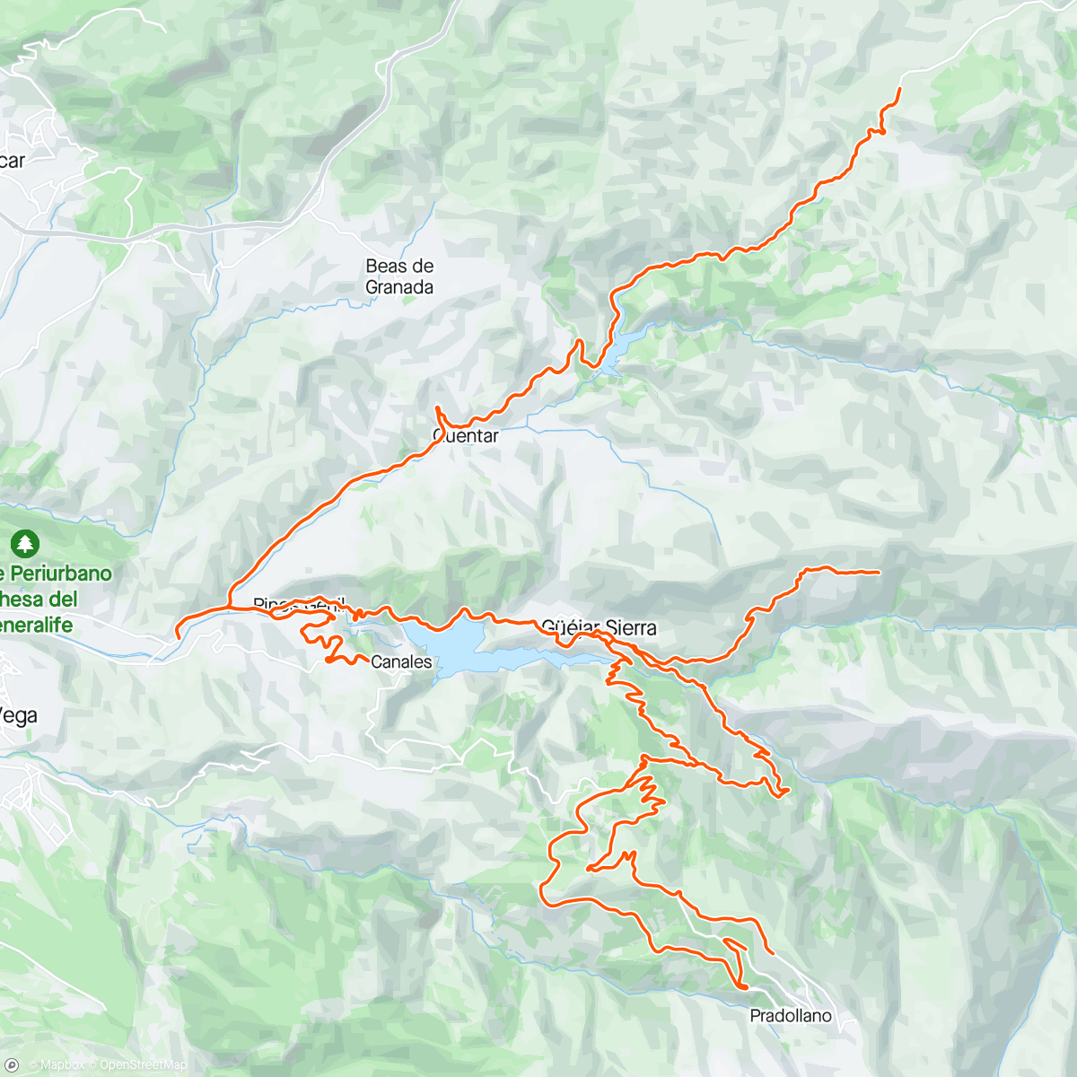 Map of the activity, Giorno 12 Sierra Nevada 🇪🇸
