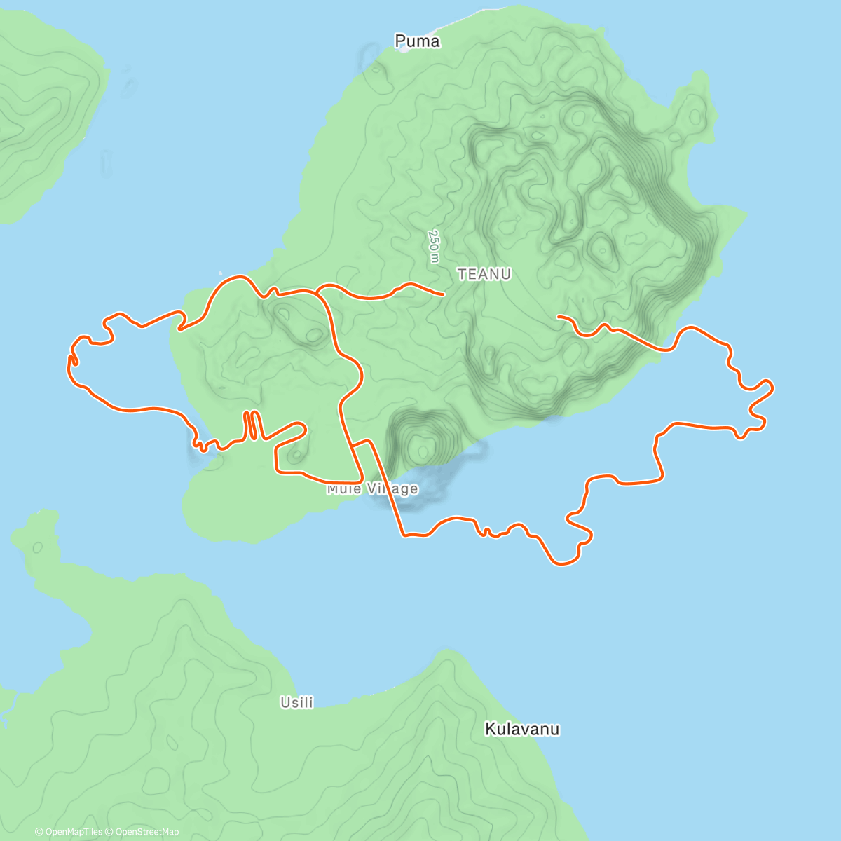 Map of the activity, Zwift - Big Flat 8 in Watopia