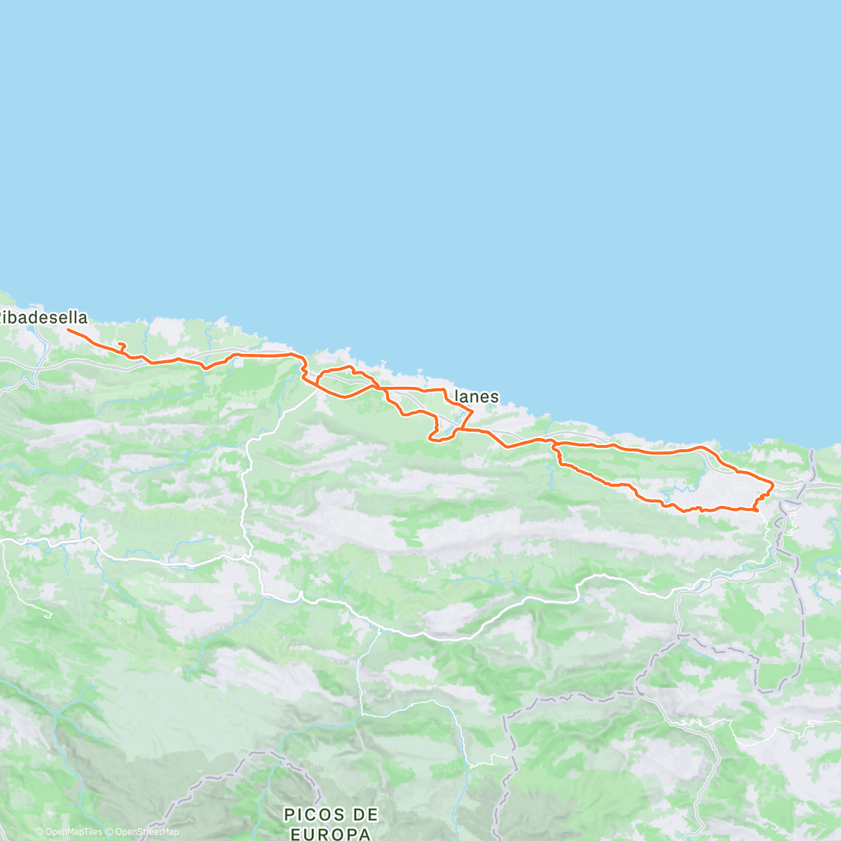 Карта физической активности (Colombres)