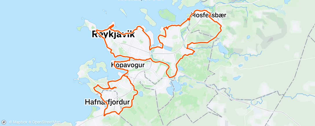 Map of the activity, sunnudagar til sælu☀️