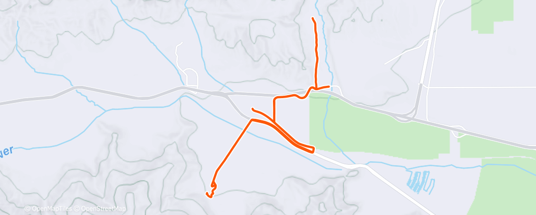 Map of the activity, Morning Ride