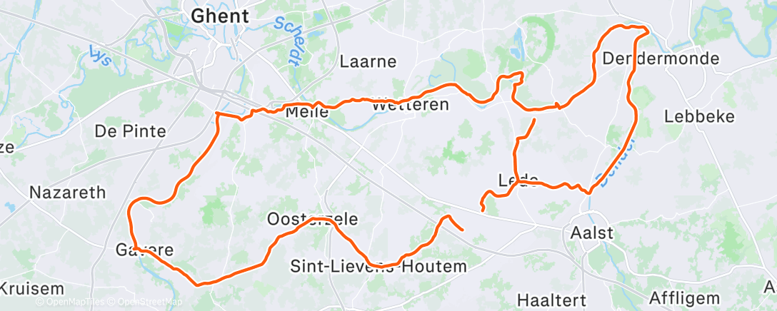 Map of the activity, Training