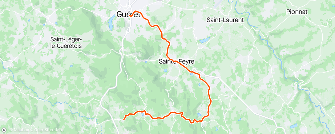 Map of the activity, Broke la chaîne
