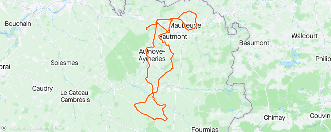 Map of the activity, Brevet de Neuf Mesnil