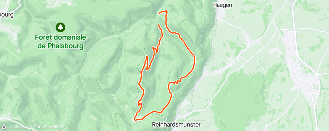 Kaart van de activiteit “Ochsenstein”