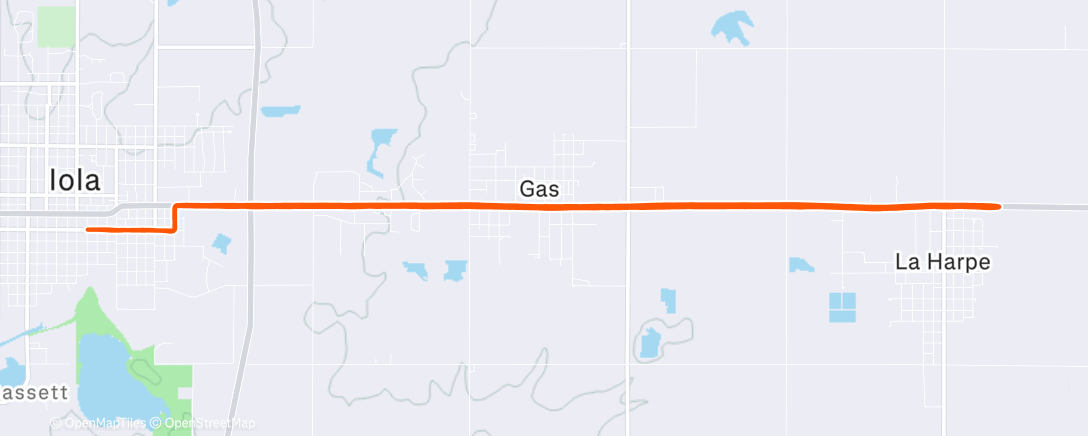 Map of the activity, Afternoon Ride