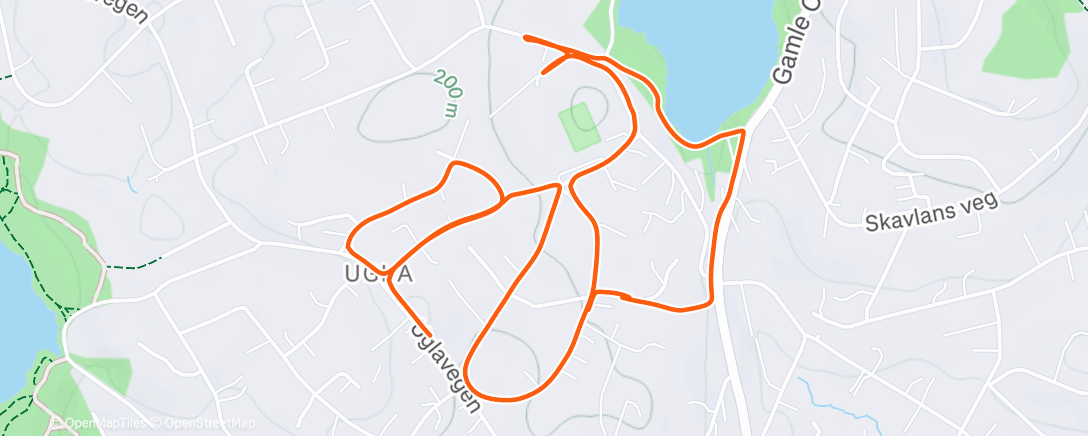 Map of the activity, Trilletur 🩵