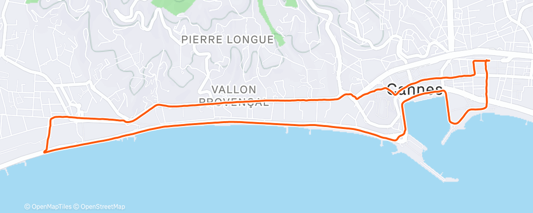 Map of the activity, chill