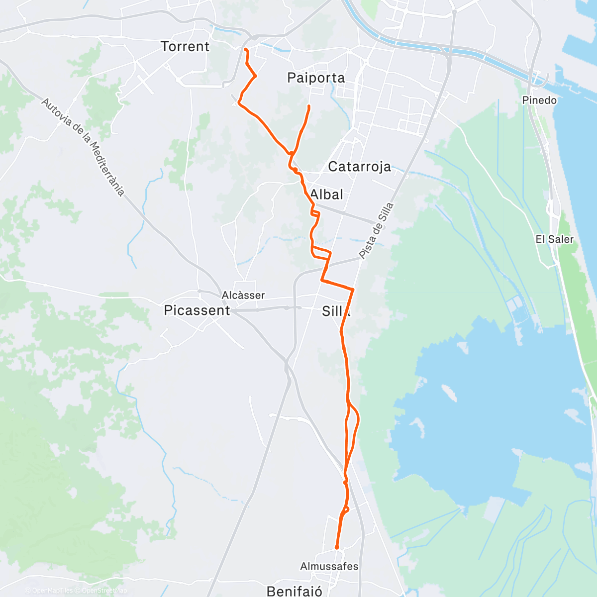 Карта физической активности (Soltar piernas)