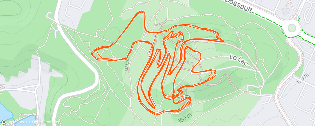 Map of the activity, Course practise before Olympics day 2✌🏻🥳🧡