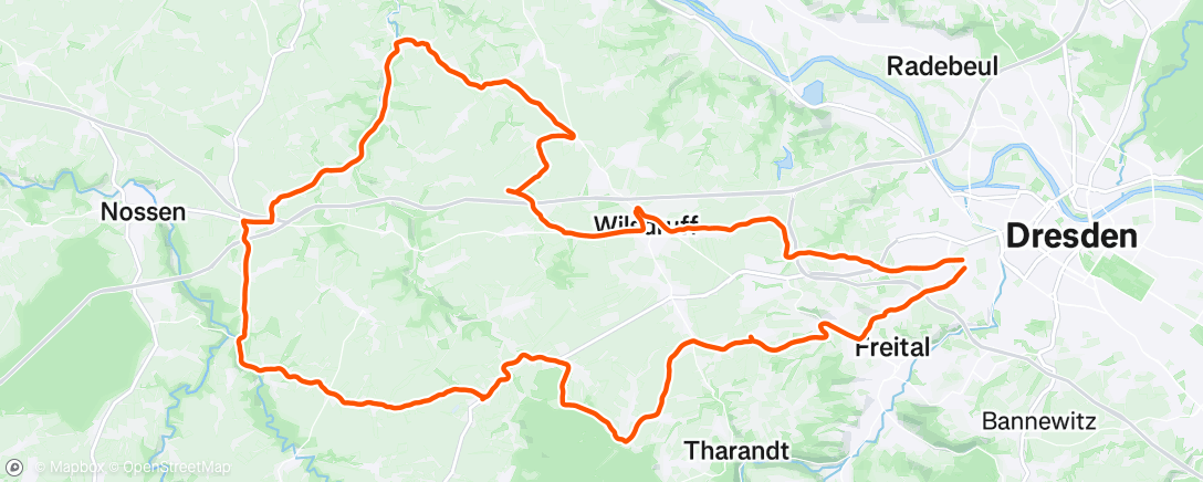 Map of the activity, Radfahrt am Nachmittag