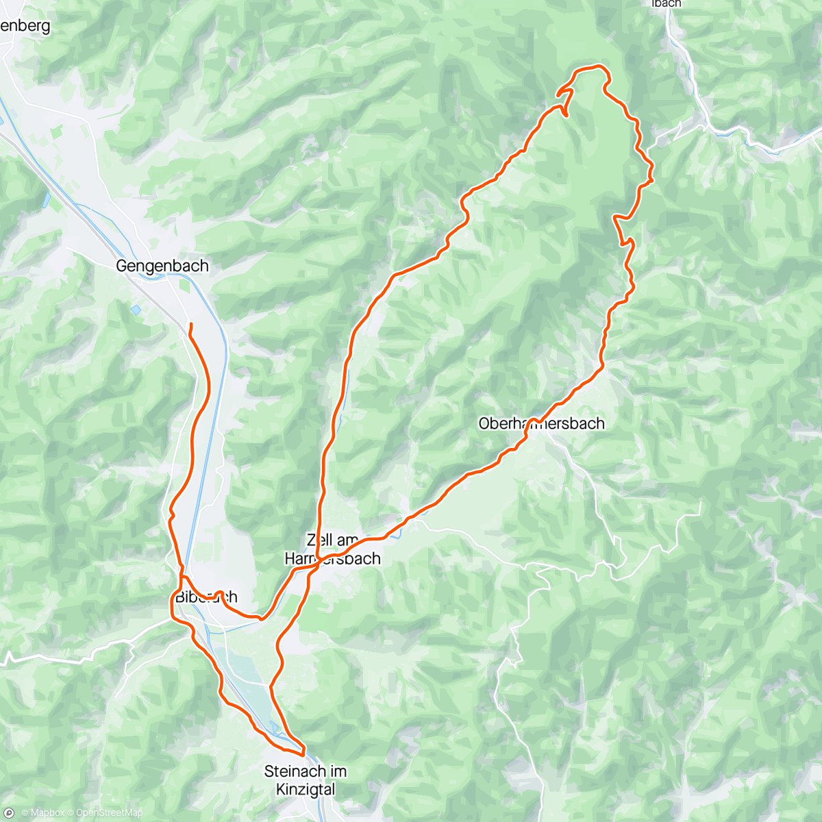 Map of the activity, Ausfahrt im Schwarzwald