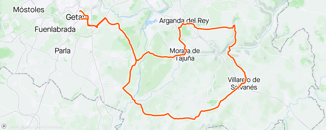 Map of the activity, Buen fondito con los Paloma 👌