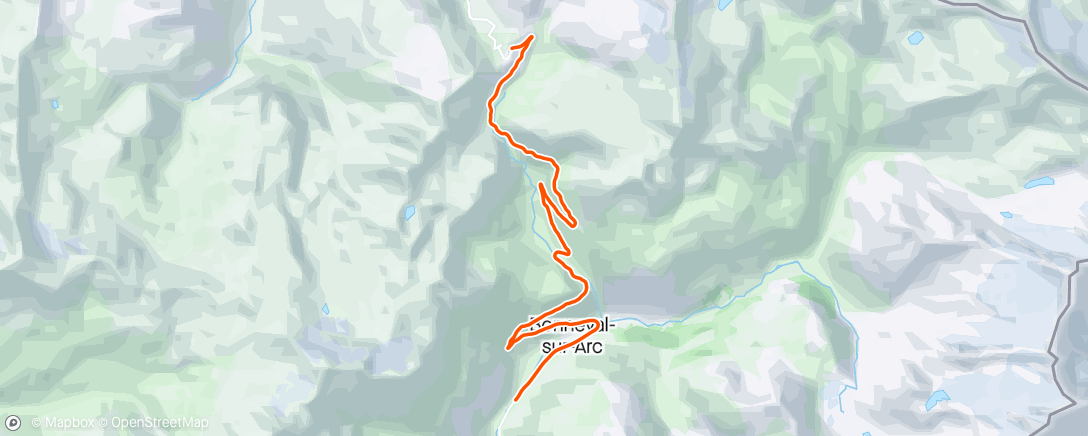 Map of the activity, FulGaz - Col de l'Iseran