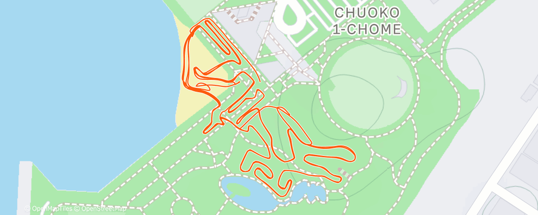 Map of the activity, Chiba