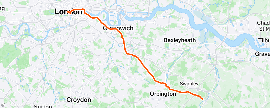 Map of the activity, Morning Ride