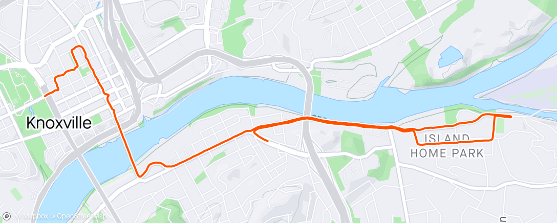 Map of the activity, Marathon Relay