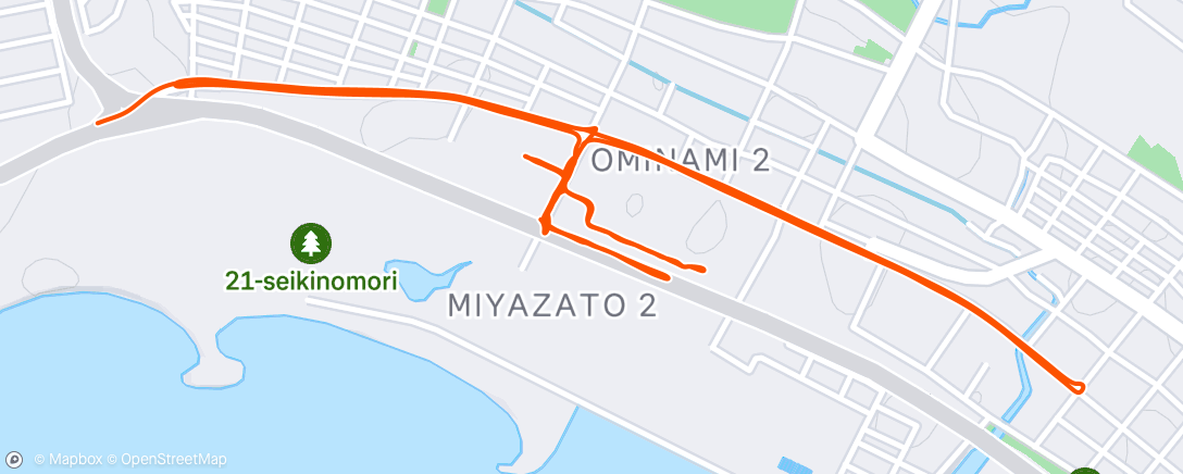 Map of the activity, Morning Ride