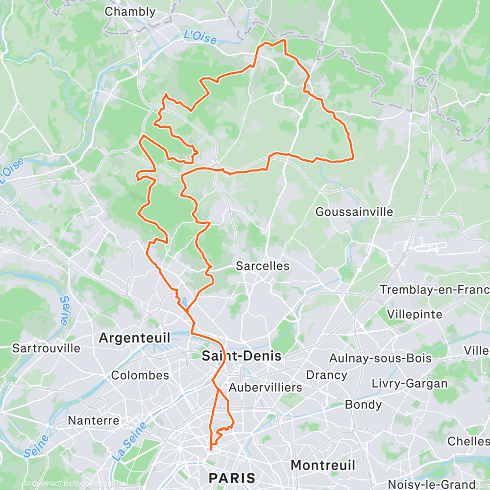 Map of the activity