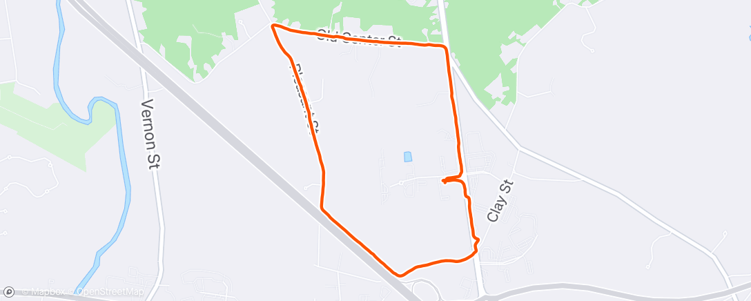 Map of the activity, Lunch Walk