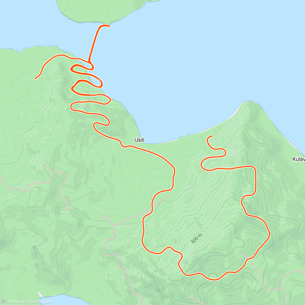 Map of the activity, Zwift - Nouvel entraînement in Watopia