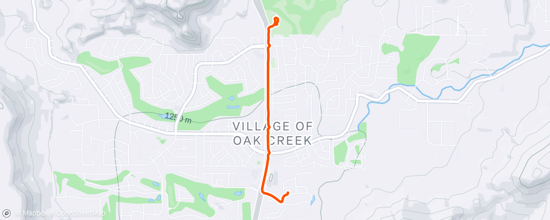Map of the activity, Lunch Ride