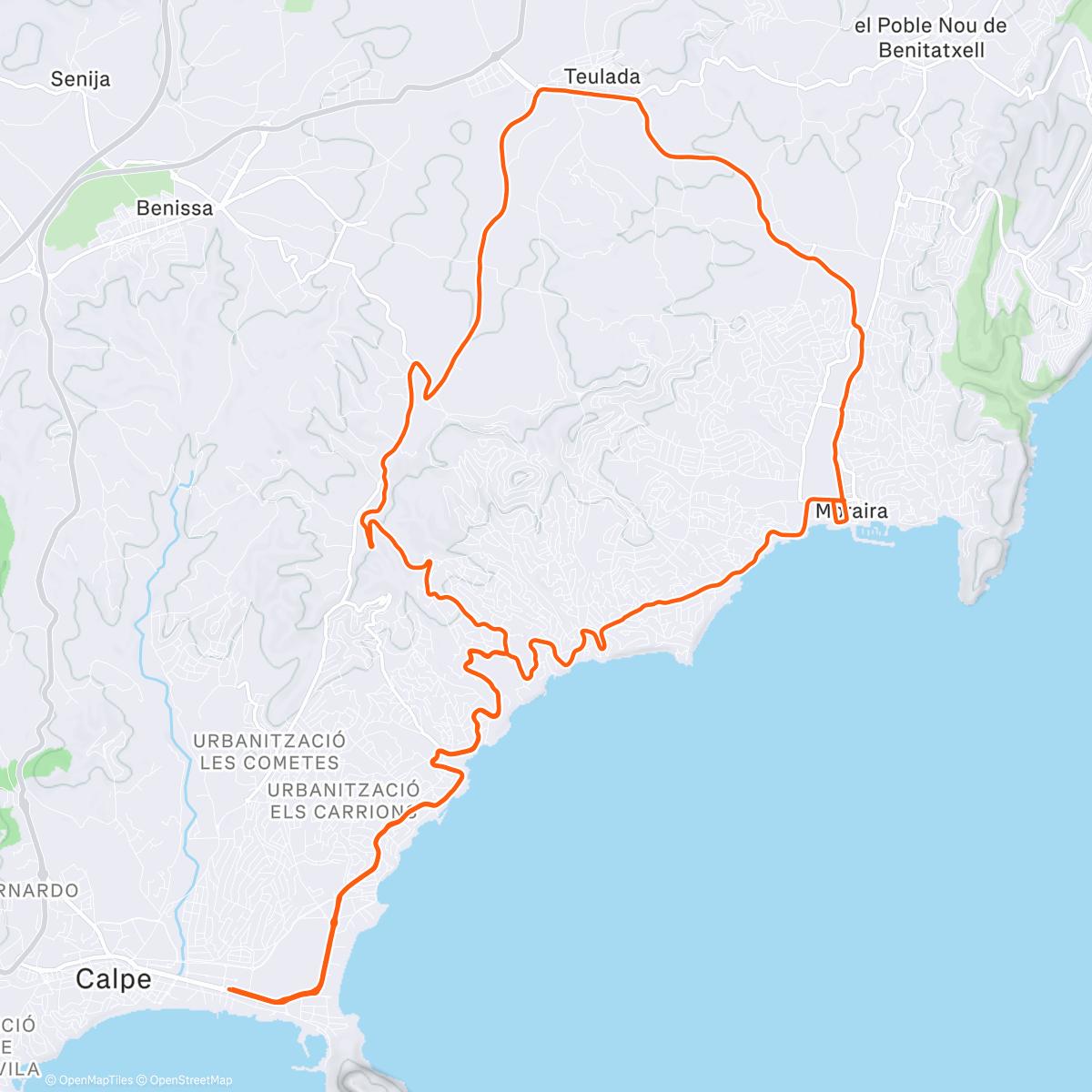 Карта физической активности (Café Bombón)