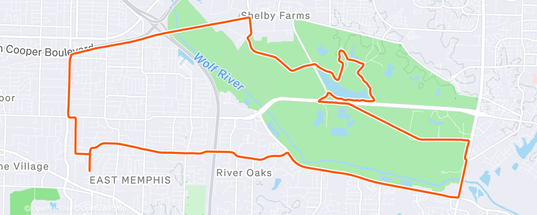 Map of the activity, Morning Ride