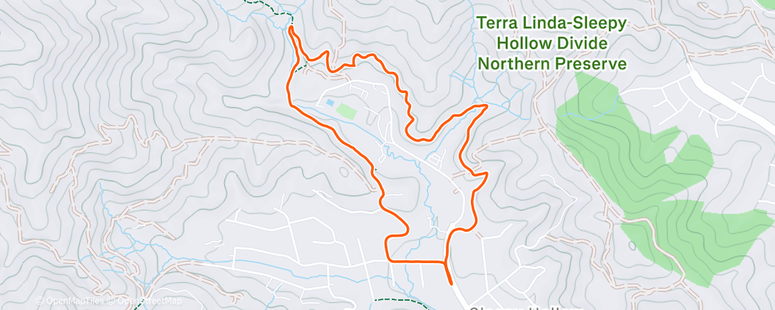 Map of the activity, Equinox Wile 🏃‍♂️ 🐕