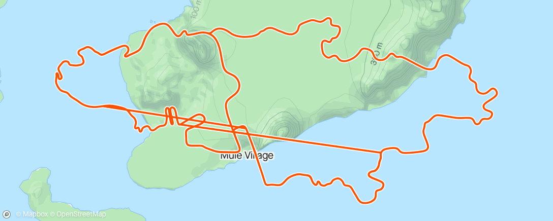 Map of the activity, Zwift - Pacer Group Ride: Volcano Flat in Watopia with Maria