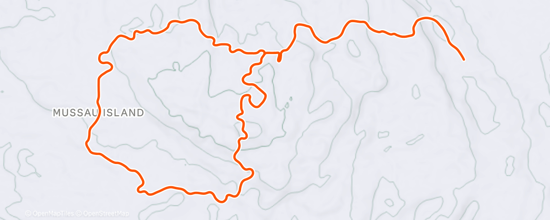 Map of the activity, TrainingPeaks Virtual - Workout: Endurance Ride (45 mins)
