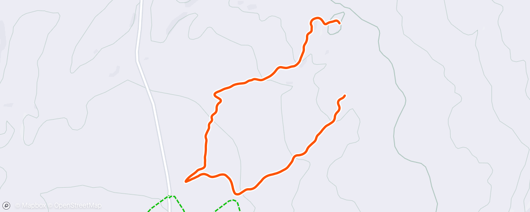 Map of the activity, Dog Ride