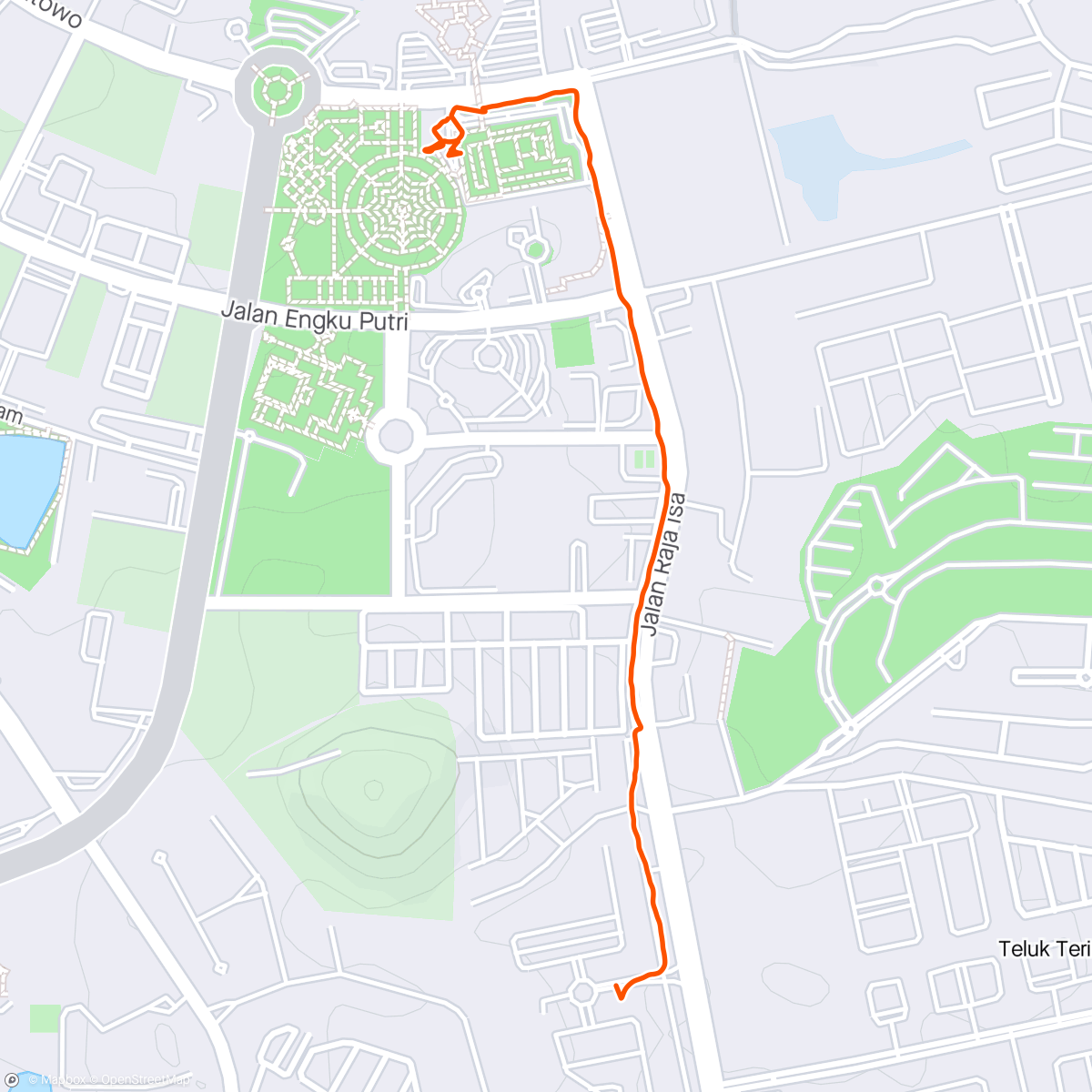 Map of the activity, Afternoon Walk #1 🌧️🌧️🌧️