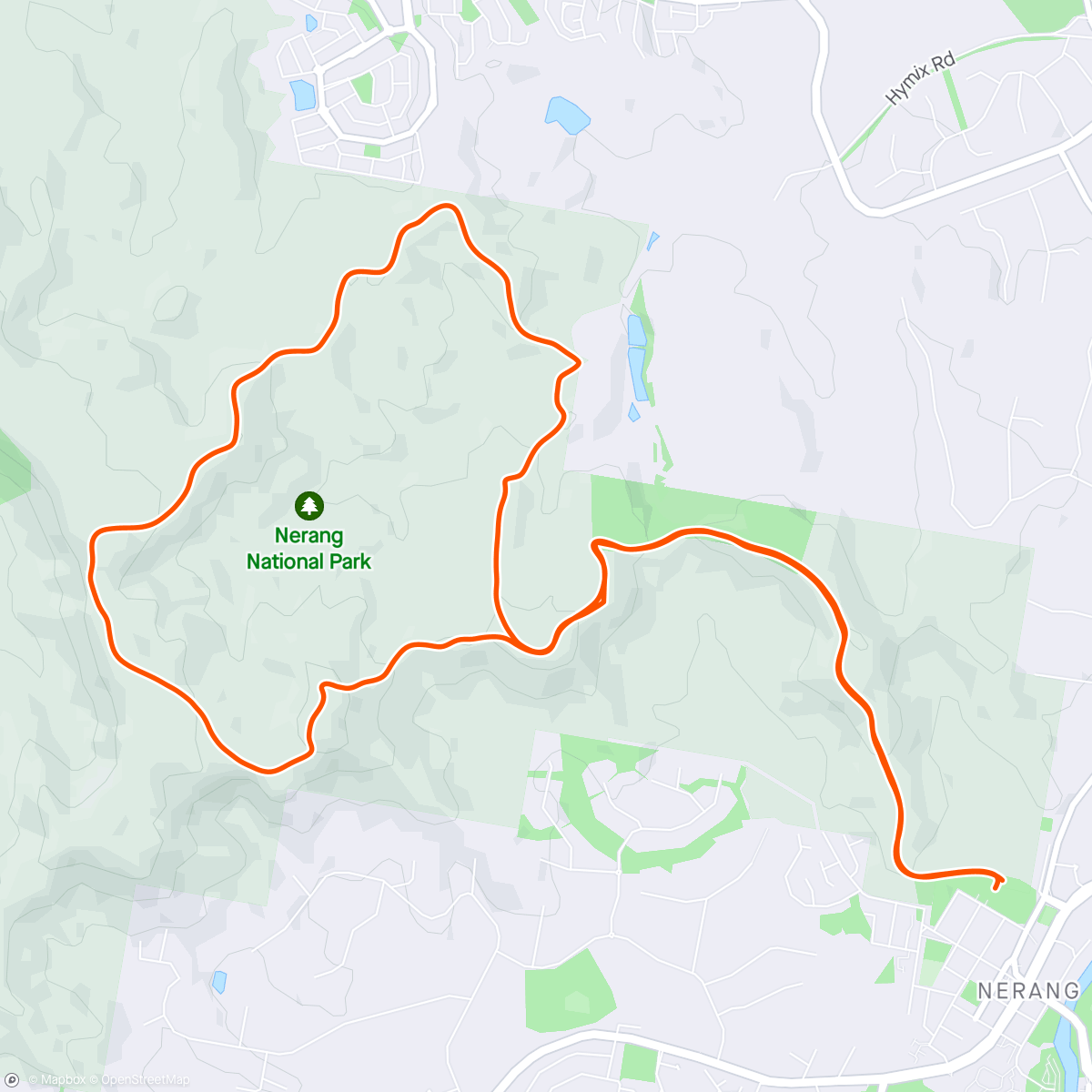 Map of the activity, 17km Loop 🌲