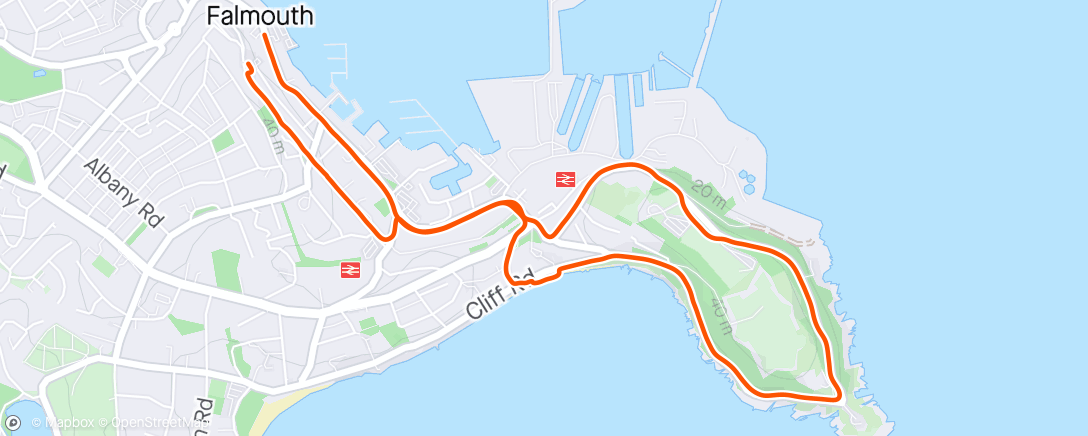 Mapa da atividade, Afternoon Walk