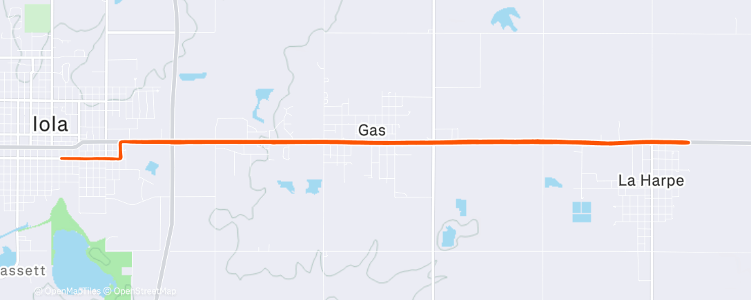 Map of the activity, Afternoon Ride