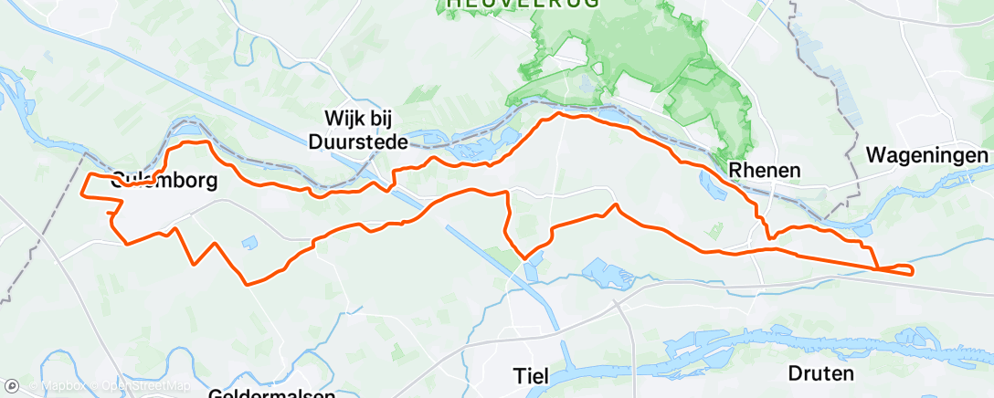 Карта физической активности (Proefslapen)