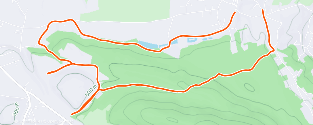 Карта физической активности (Sortie trail en douceur)