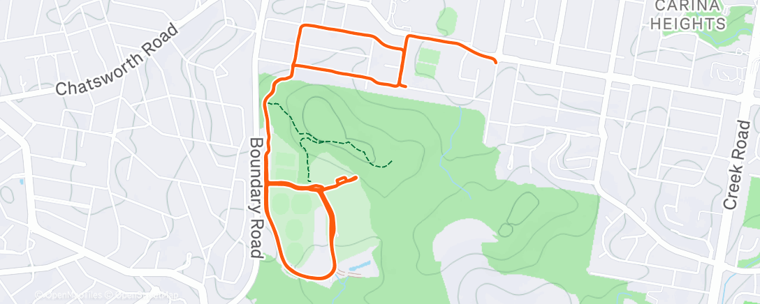 Map of the activity, Morning Activity