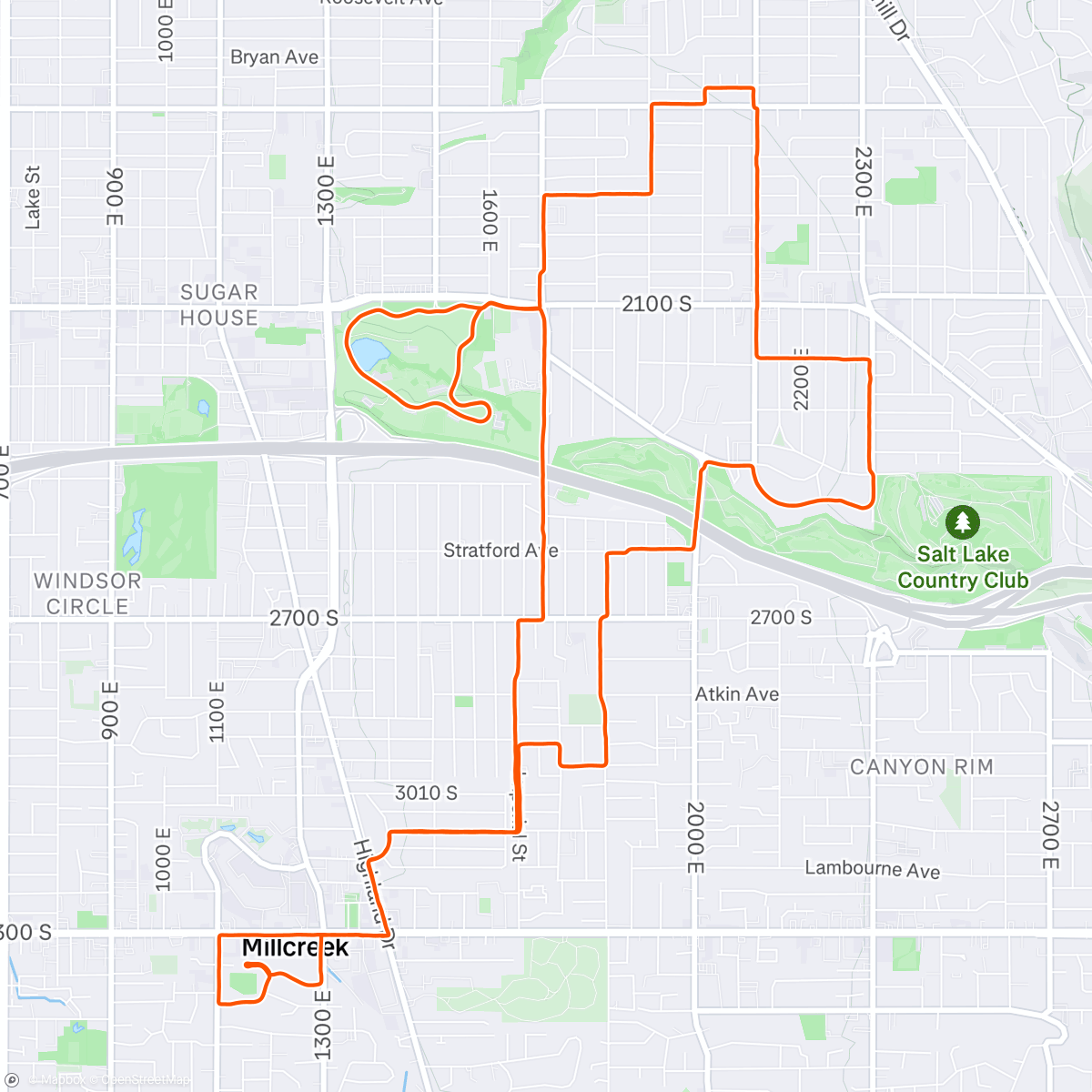Map of the activity, Long Run