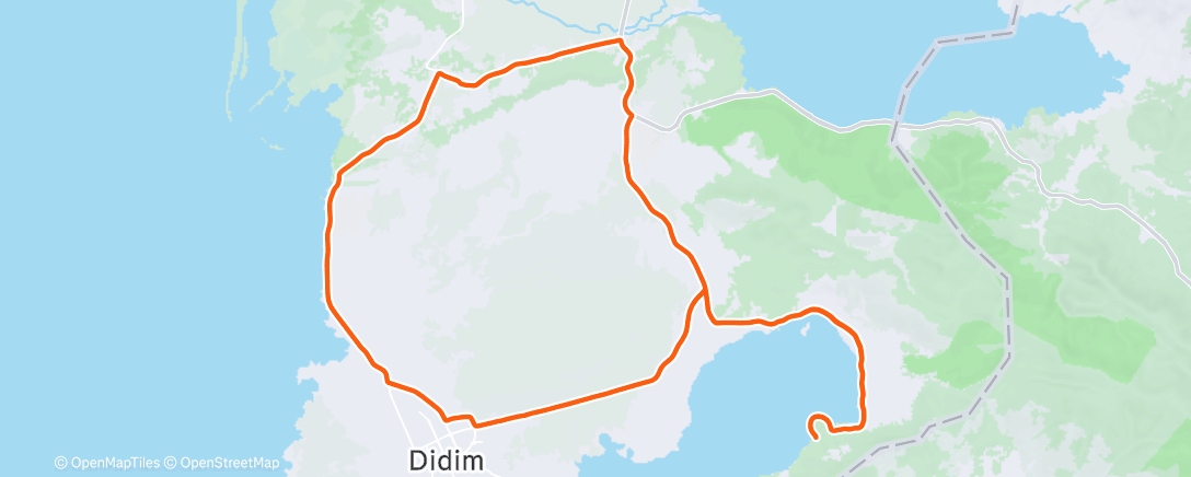 Карта физической активности (Morning Ride)