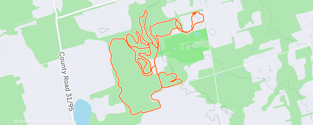 Carte de l'activité Lunch Nordic Ski