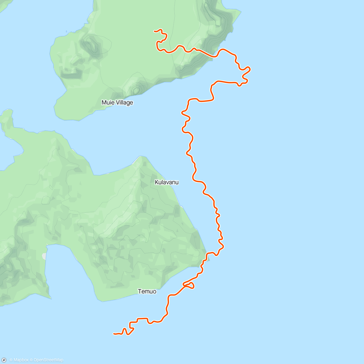 Mapa de la actividad, Zwift - Race: Stage 1: Sea Breeze - Going Coastal (B) on Going Coastal in Watopia